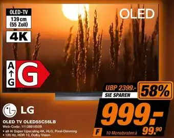 Expert LG OLED TV OLED55C56LB Angebot
