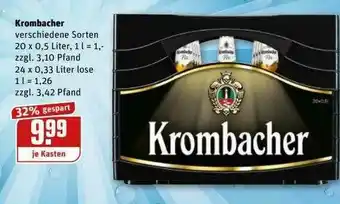 REWE Kaufpark Krombacher Angebot