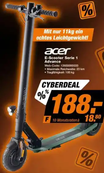 Acer E-Scooter Serie 1 Advance