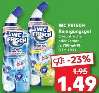 Kaufland WC FRISCH Reinigungsgel Angebot