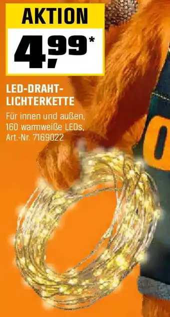 OBI Led-drahtlichterkette Angebot