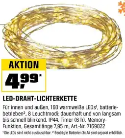 OBI Led-draht-lichterkette Angebot