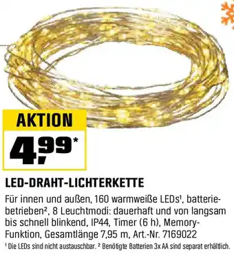 OBI Led-draht-lichterkette Angebot