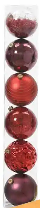 OBI Weihnachtsbaumkugel set 6-teilig Angebot