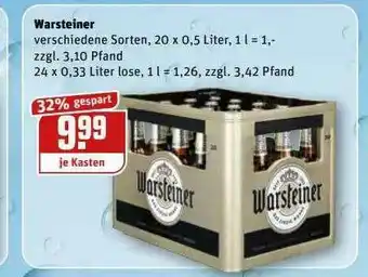 REWE Kaufpark Warsteiner Angebot