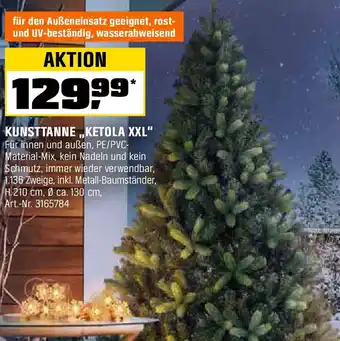 OBI Kunsttanne ,,ketola xxl" Angebot