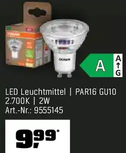 OBI Osram LED Leuchtmittel | PAR16 GU10 Angebot