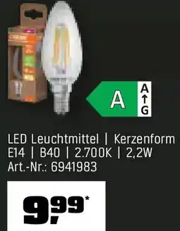 OBI Osram LED Leuchtmittel Angebot
