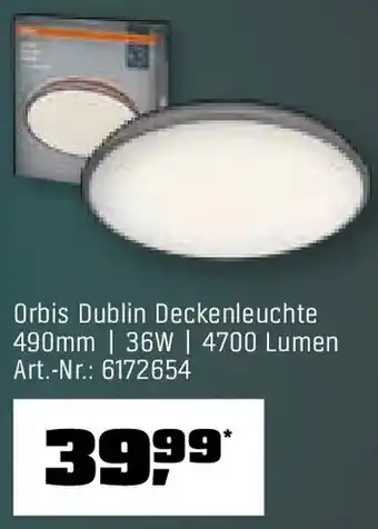 OBI Osram Orbis Dublin Deckenleuchte Angebot