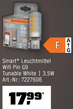 OBI Osram Smart+ Leuchtmittel Wifi Pin G9 Angebot