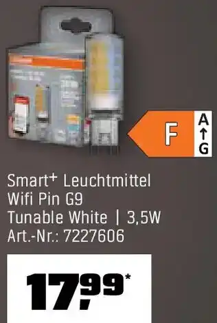 OBI Osram Smart+ Leuchtmittel Wifi Pin G9 Angebot