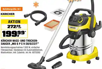 OBI Kärcher nass- und trockensauger ,,WD 6 PS V-30/6/22/T" Angebot