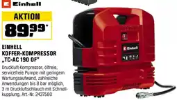OBI Einhell koffer-kompressor ,,TC-AC 190 OF" Angebot