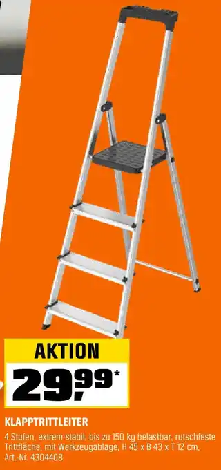 OBI Klapptrittleiter Angebot