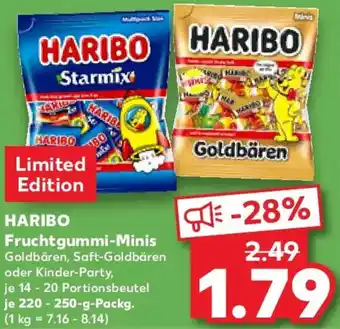 Kaufland HARIBO Fruchtgummi-Minis Angebot