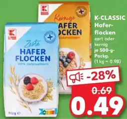 Kaufland K-CLASSIC Haferflocken Angebot