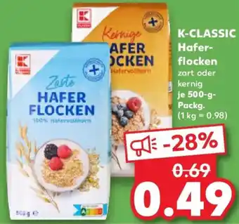 Kaufland K-CLASSIC Haferflocken Angebot