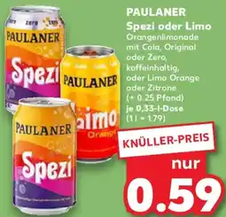 Kaufland PAULANER Spezi oder Limo Angebot