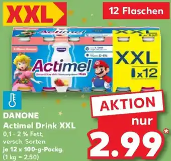 Kaufland DANONE Actimel Drink XXL Angebot