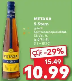 Kaufland METAXA 5-Stern Angebot