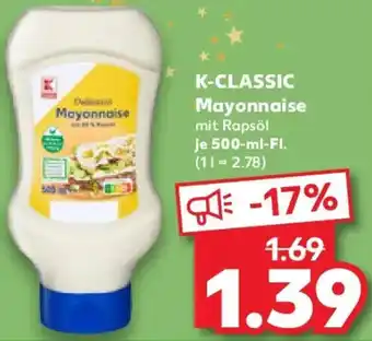 Kaufland K-CLASSIC Mayonnaise Angebot