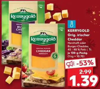Kaufland KERRYGOLD Orig. irischer Cheddar Angebot