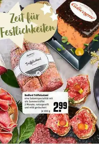 REWE Kaufpark Bedford Trüffemsalami Angebot