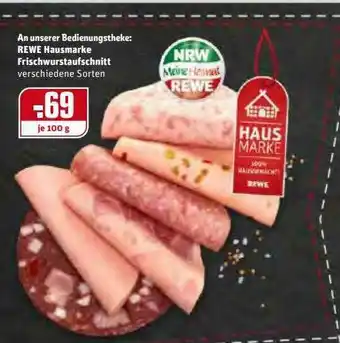 REWE Kaufpark Rewe Hausmarke Frischwurstaufschnitt Angebot