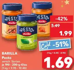 Kaufland BARILLA Pesto Angebot