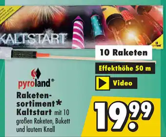 Mäc Geiz Pyroland Raketensortiment Kaltstart Angebot