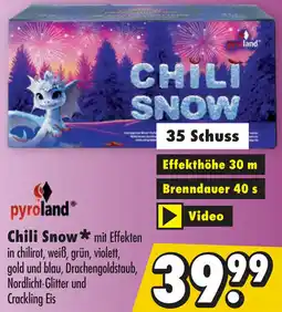 Mäc Geiz Pyroland Chili Snow Angebot
