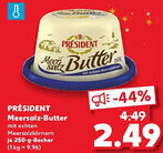 Kaufland PRÉSIDENT Meersalz-Butter Angebot