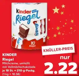 Kaufland KINDER Riegel Angebot