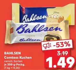 Kaufland BAHLSEN Comtess Kuchen Angebot