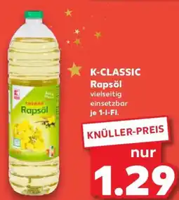 Kaufland K-CLASSIC Rapsöl Angebot
