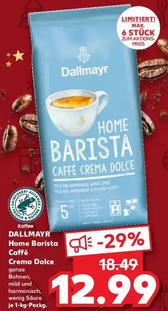 Kaufland DALLMAYR Home Barista Caffè Crema Dolce Angebot
