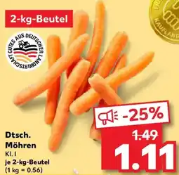 Kaufland Dtsch. Möhren Angebot