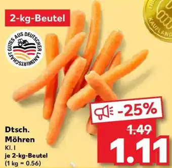 Kaufland Dtsch. Möhren Angebot