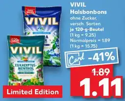 Kaufland VIVIL Halsbonbons Angebot