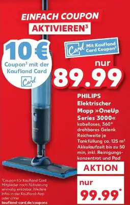 Kaufland PHILIPS Elektrischer Mopp OneUp Series 3000 Angebot