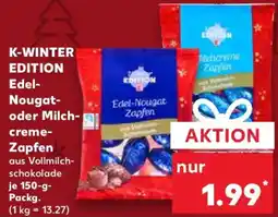 Kaufland K-WINTER EDITION Edel- Nougat- oder Milchcreme- Zapfen Angebot