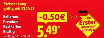 Lidl Bellarom premium röstkaffee kräftig Angebot