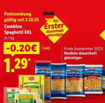 Lidl Combino spaghetti xxl Angebot