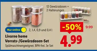 Lidl Livarno home vorrats-/gewürzdosen-set Angebot