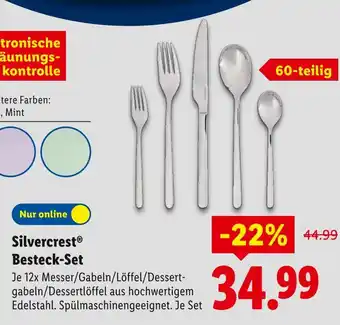 Lidl Silvercrest besteck-set Angebot
