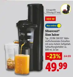 Lidl Silvercrest slow juicer Angebot
