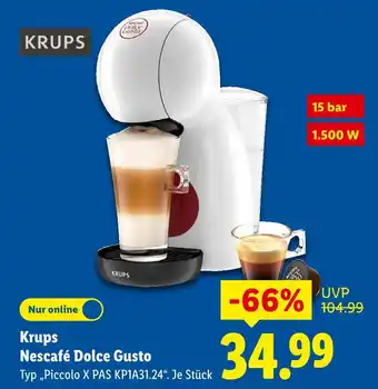 Lidl Krups nescafé dolce gusto Angebot