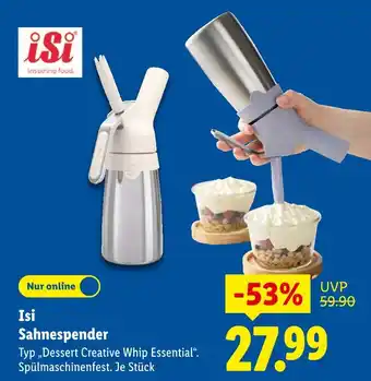 Lidl Isi sahnespender Angebot