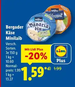 Lidl Bergader bavaria blu Angebot