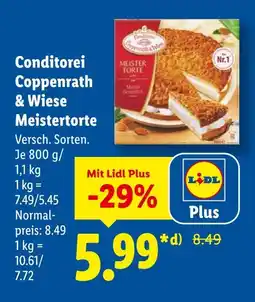 Lidl Conditorei coppenrath & wiese meistertorte Angebot